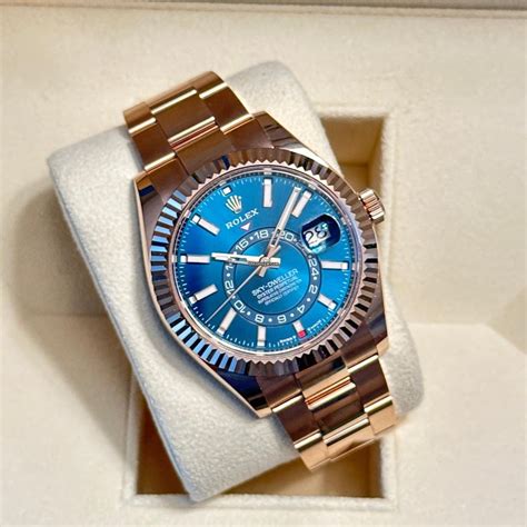 rolex sky dweller rose gold 2024|Rolex Sky-Dweller price used.